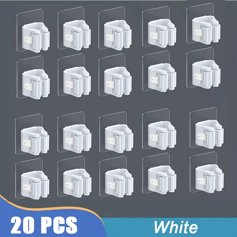 Holder for household and cleaning utensils.