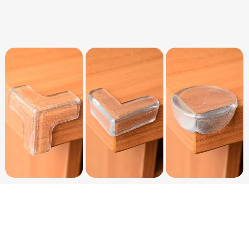 Silicone protector for table corners.