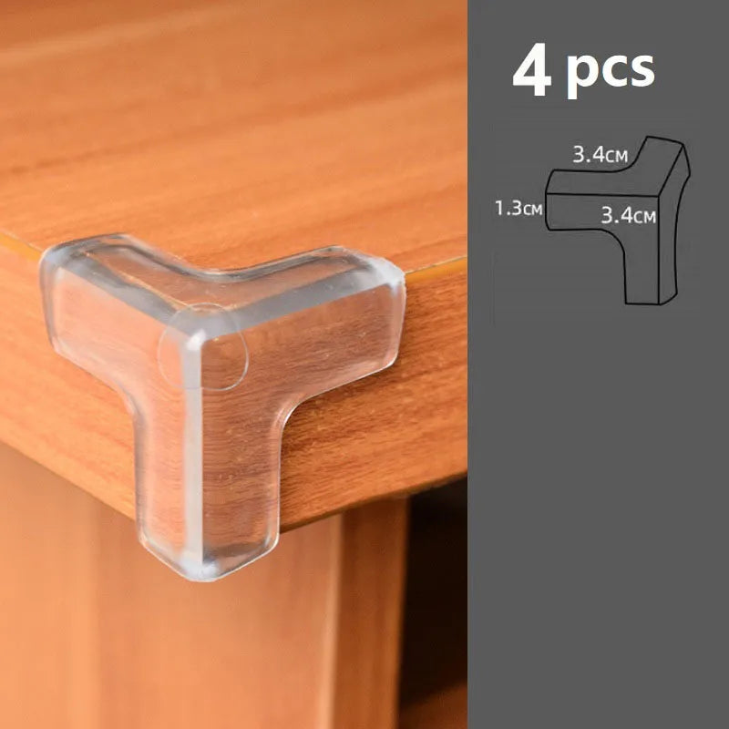 Silicone protector for table corners.