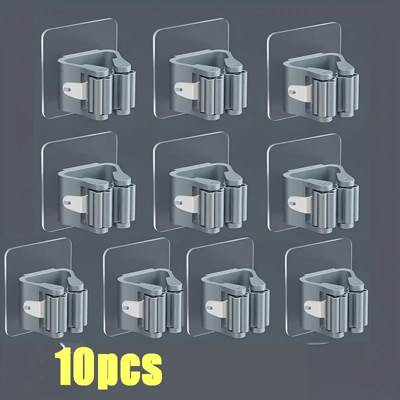 Holder for household and cleaning utensils.