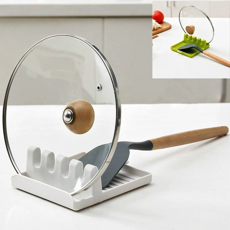 Holder for spoons, forks, spatulas and kitchen utensils.