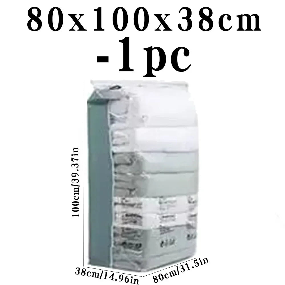 Vacuum organizer bags.