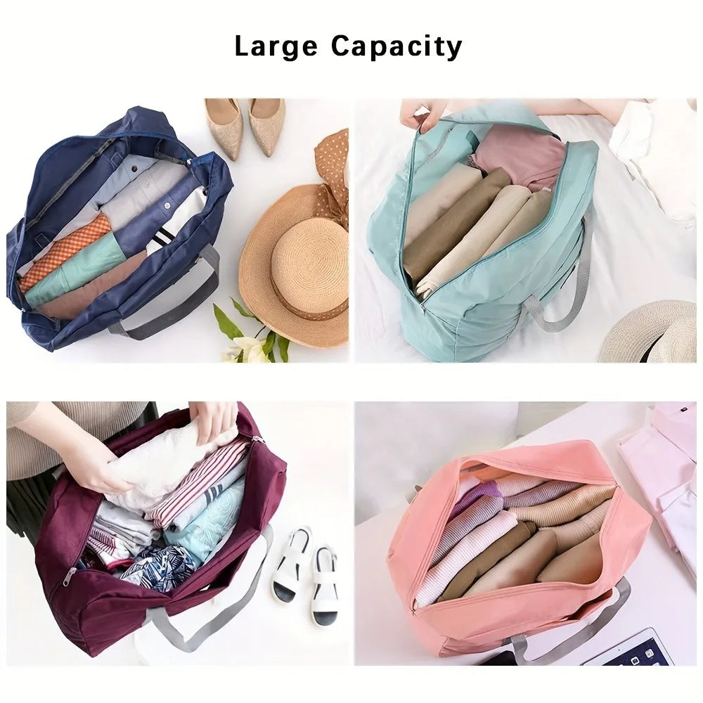 Bags for organizing travel items.