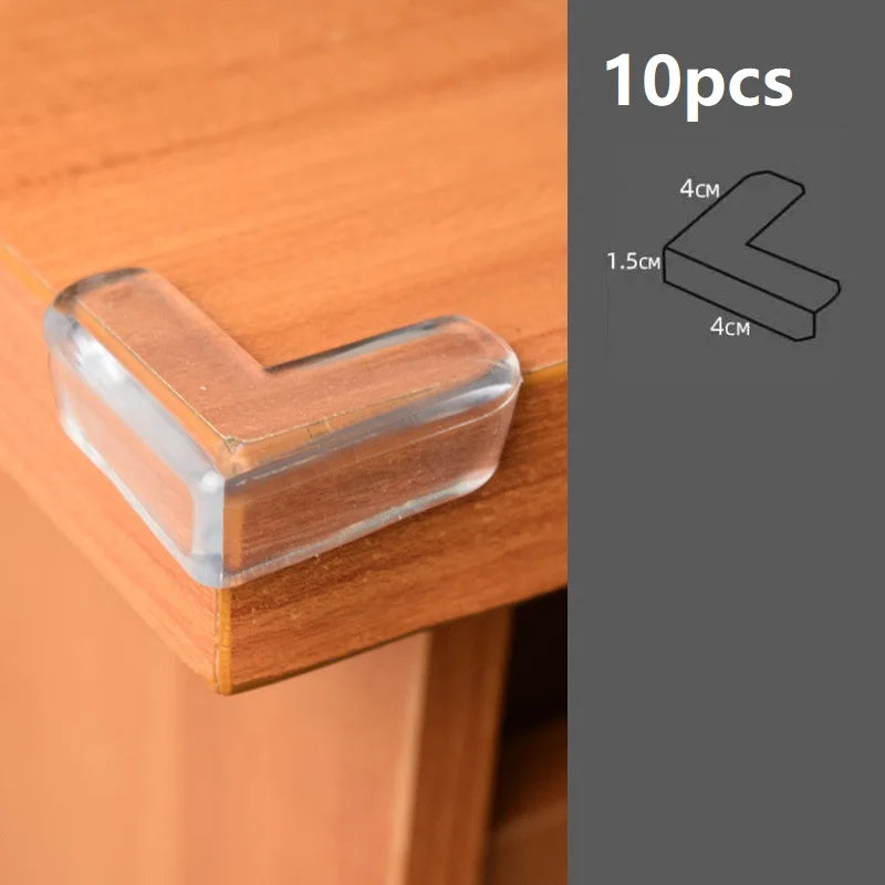 Silicone protector for table corners.