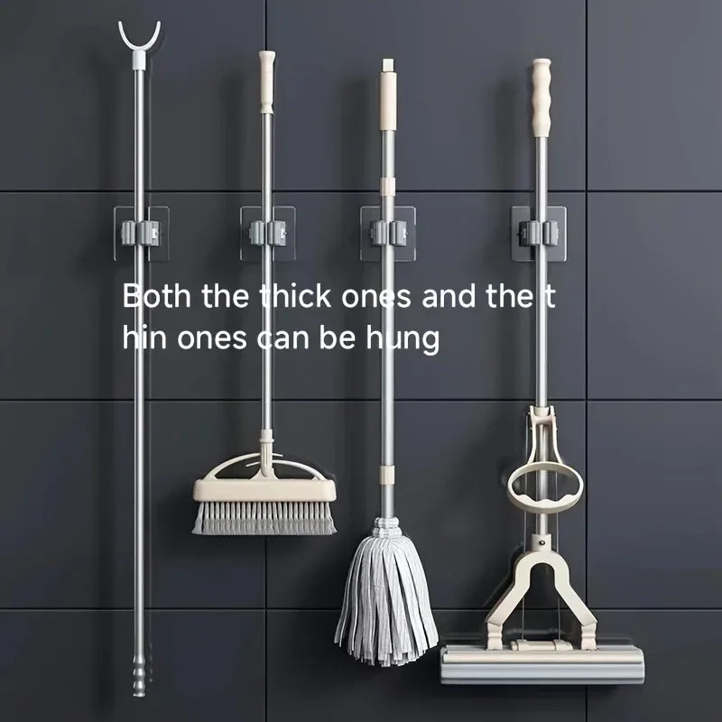 Holder for household and cleaning utensils.