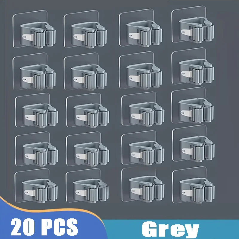 Holder for household and cleaning utensils.