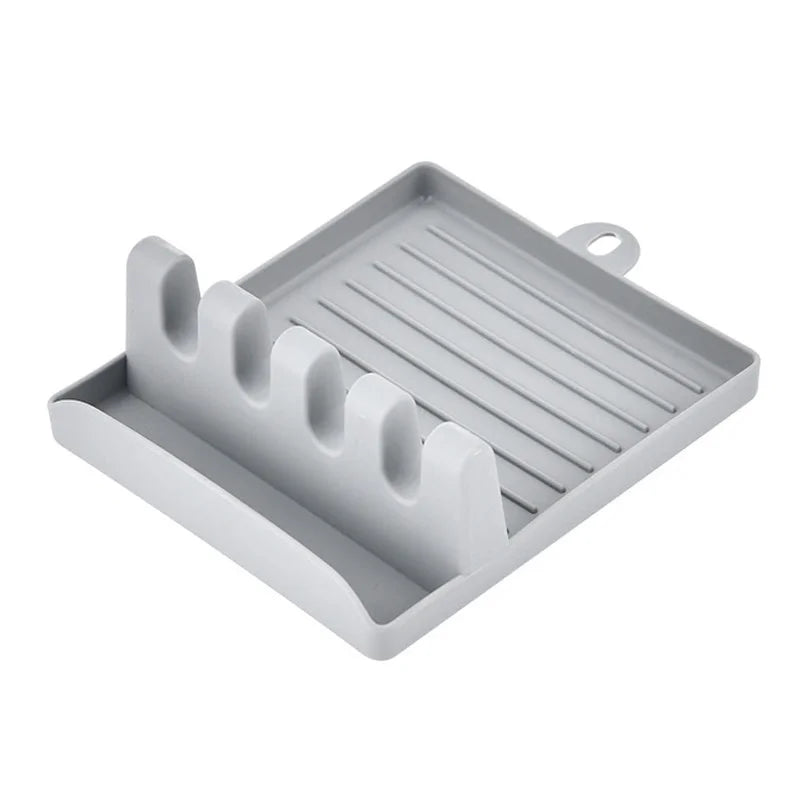 Holder for spoons, forks, spatulas and kitchen utensils.