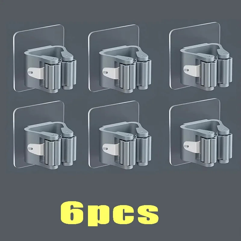 Holder for household and cleaning utensils.